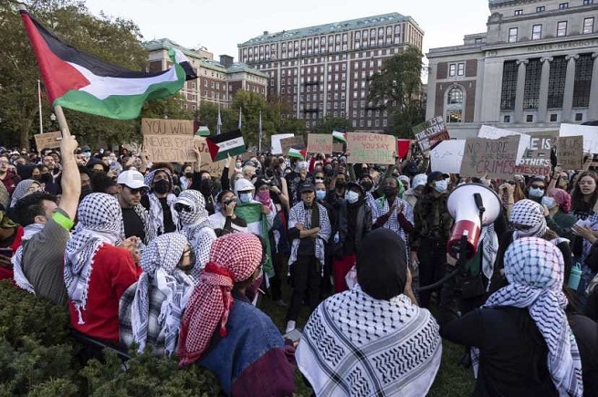  الحراك الجامعي والقضية الفلسطينية في الولايات المتحدة
