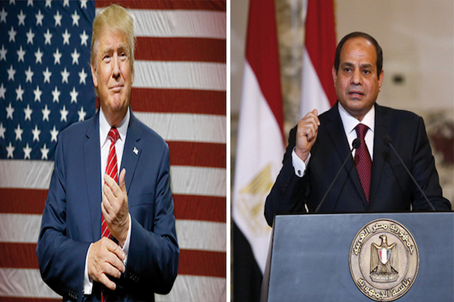 مصر وأمريكا، السيسي وترامب